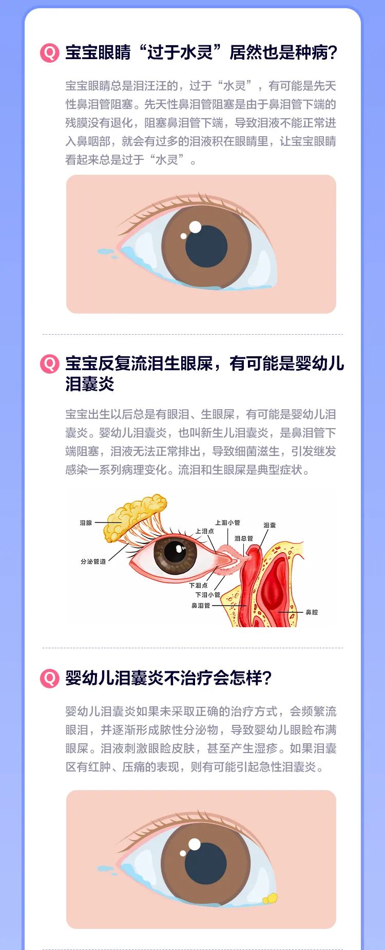 宝宝“泪点”低、有异物？一张图告诉你真相