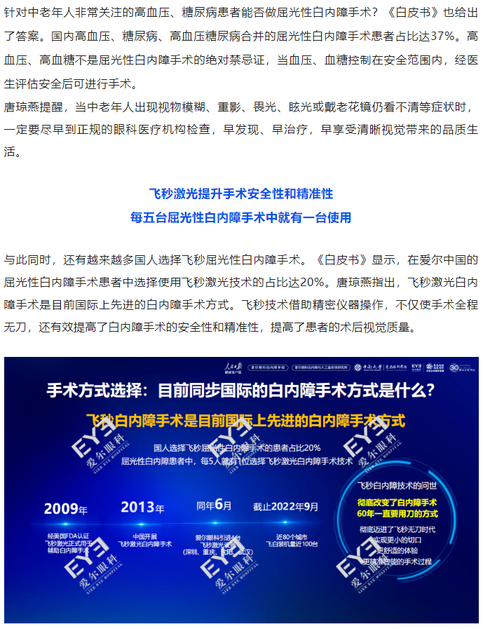 全国首份屈光性白内障手术白皮书正式发布插图(10)