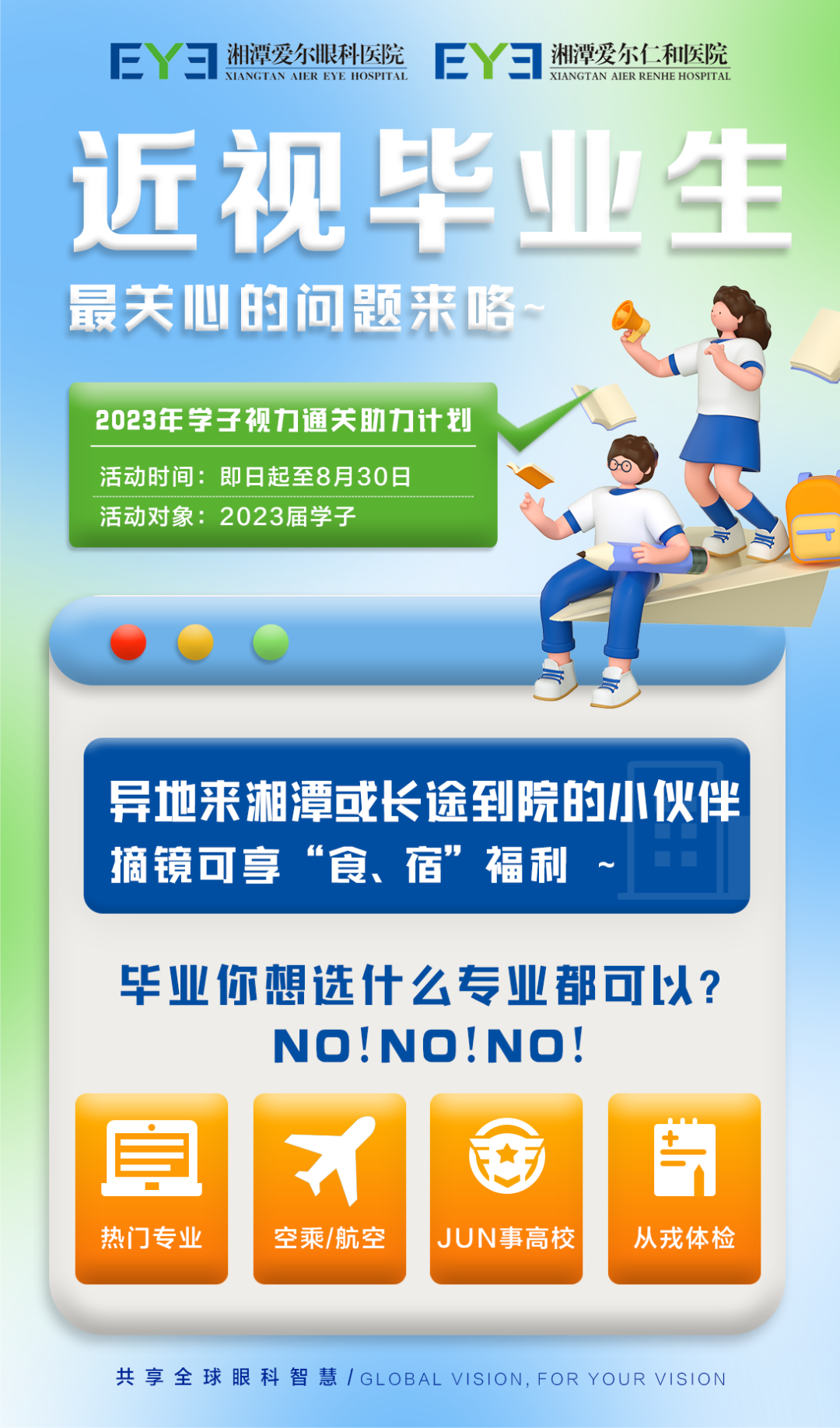 高考后做近视手术，这几件事先了解一下！（内附异地眼镜党“摘镜”福利√）插图