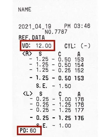 VD、PD…医院验光单看不懂！想学？我教你啊，一分钟“破译”插图(4)