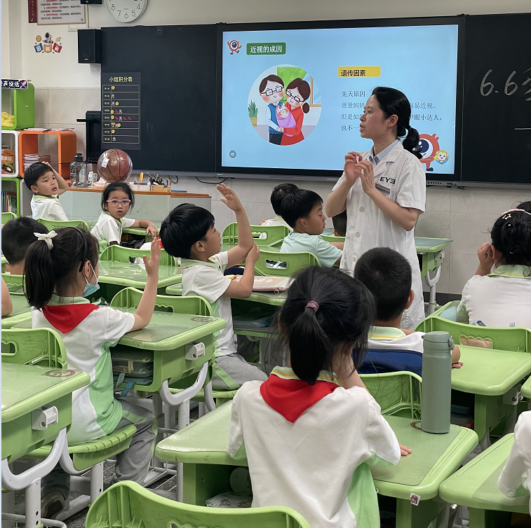 点亮校园的璀璨明眸 ——湘潭市岳塘区中小学生66爱眼日系列科普活动插图(3)